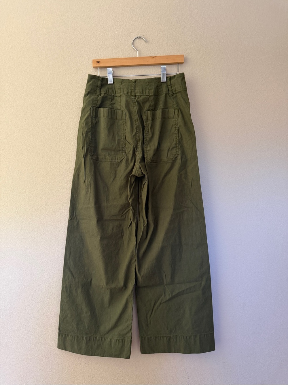 MAEVE The Colette Magic Fabric Crop Wide-Leg Pants Women's Size 27 - Picture 3 of 3